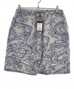 Schottショット）の古着「ショートパンツ」｜ホワイト×ネイビー