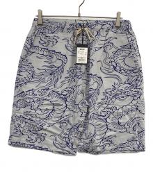 Schott（ショット）の古着「ショートパンツ」｜ホワイト×ネイビー