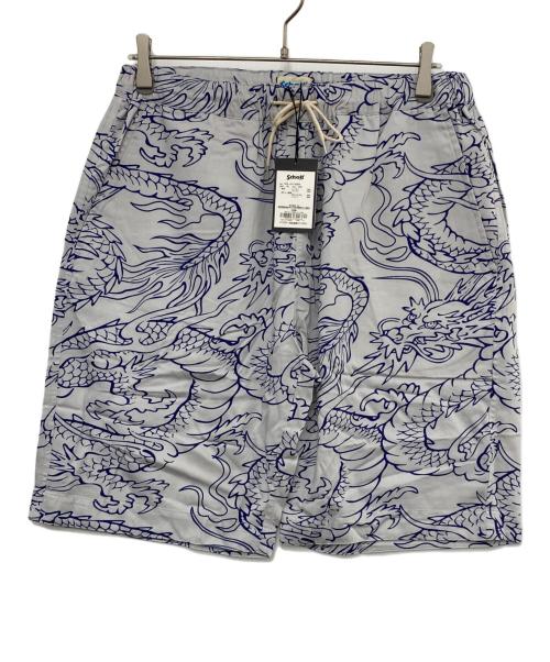 Schott（ショット）Schott (ショット) ショートパンツ ホワイト×ネイビー サイズ:XL 未使用品の古着・服飾アイテム