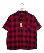 SUGAR CANEシュガーケーン）の古着「半袖シャツ」｜レッド