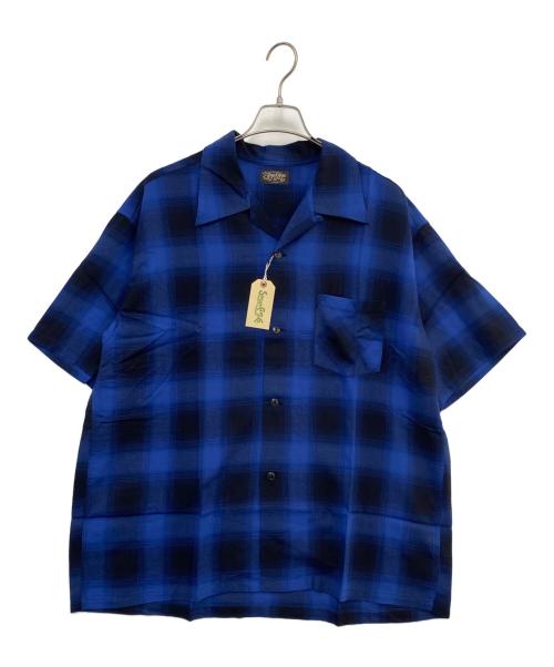 SUGAR CANE（シュガーケーン）SUGAR CANE (シュガーケーン) 半袖シャツ ブルー サイズ:L 未使用品の古着・服飾アイテム