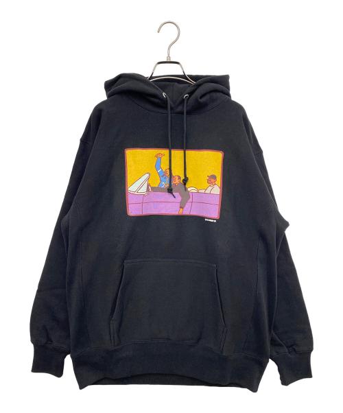 APPLEBUM（アップルバム）APPLEBUM (アップルバム) プルオーバーパーカー ブラック サイズ:ＸＬ 未使用品の古着・服飾アイテム