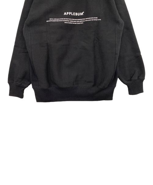APPLEBUM（アップルバム）APPLEBUM (アップルバム) プルオーバーパーカー ブラック サイズ:ＸＬ 未使用品の古着・服飾アイテム