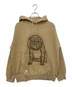 Schottショット）の古着「プルオーバーパーカー」｜ベージュ