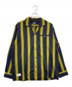 Schottショット）の古着「長袖シャツ」｜ブラック×イエロー