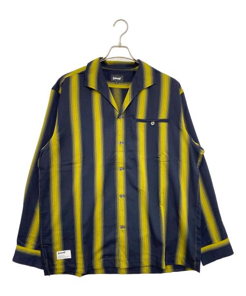 Schott（ショット）Schott (ショット) 長袖シャツ ブラック×イエロー サイズ:2XL 未使用品の古着・服飾アイテム