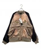 Schottショット）の古着「レーヨンエイジングスカジャン」｜ベージュ