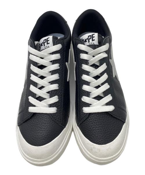 A BATHING APE（ア ベイシング エイプ）A BATHING APE (ア ベイシング エイプ) ローカットスニーカー ブラック サイズ:27cm 未使用品の古着・服飾アイテム