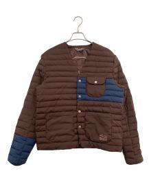 Pyrenex（ピレネックス）の古着「ダウンジャケット」｜ブラウン