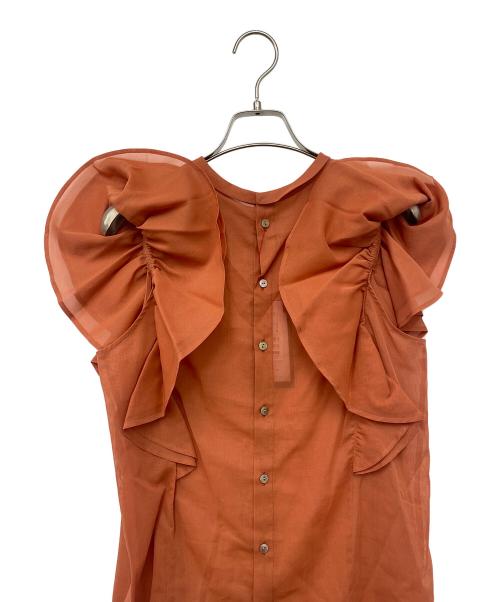 TOMORROW LAND（トゥモローランド）TOMORROW LAND (トゥモローランド) ノースリーブブラウス レッド サイズ:Sの古着・服飾アイテム