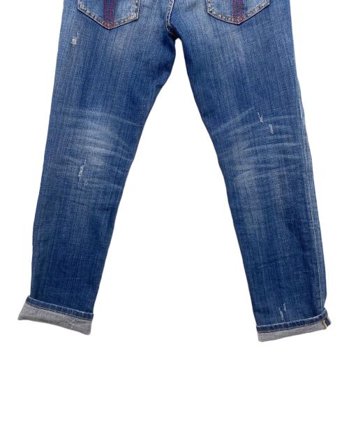 DSQUARED2（ディースクエアード）DSQUARED2 (ディースクエアード) デニムスキニーパンツ ブルー サイズ:38の古着・服飾アイテム