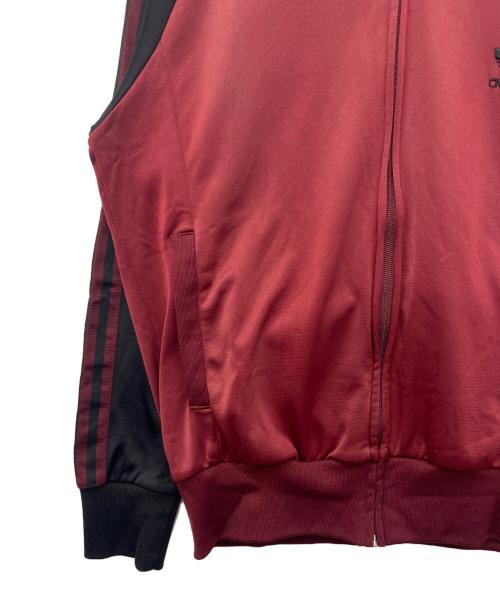 adidas（アディダス）adidas (アディダス) トラックジャケット ワインレッド×ブラック サイズ:Lの古着・服飾アイテム