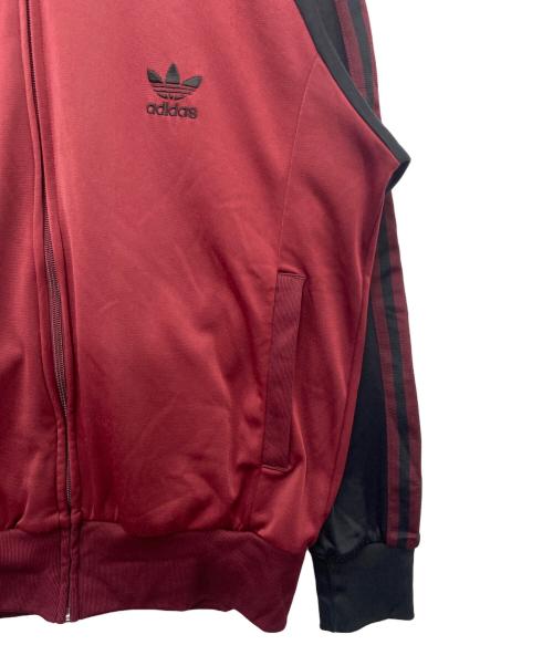 adidas（アディダス）adidas (アディダス) トラックジャケット ワインレッド×ブラック サイズ:Lの古着・服飾アイテム