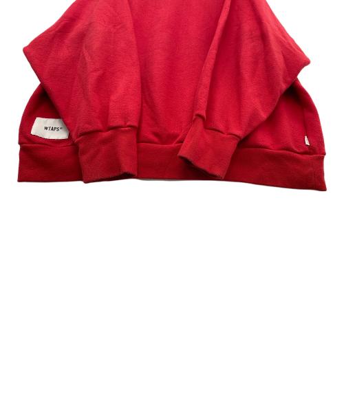 WTAPS（ダブルタップス）WTAPS (ダブルタップス) クルーネックスウェット レッド サイズ:ＸＬの古着・服飾アイテム