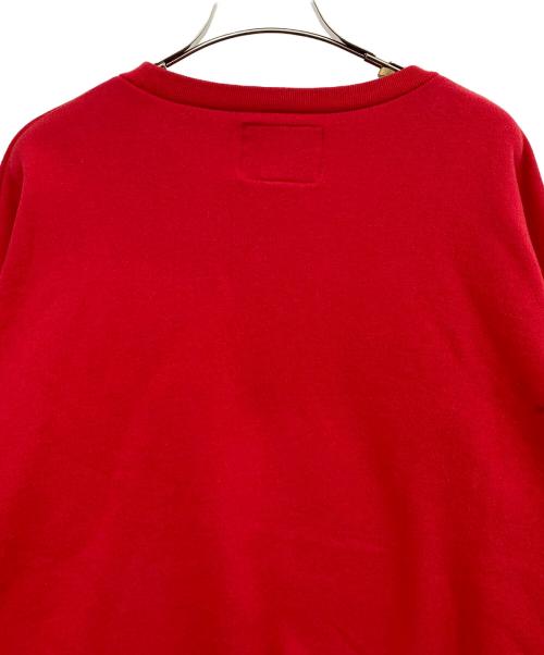 WTAPS（ダブルタップス）WTAPS (ダブルタップス) クルーネックスウェット レッド サイズ:ＸＬの古着・服飾アイテム