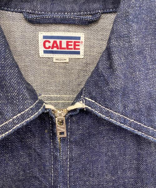 CALEE（キャリー）CALEE (キャリー) デニムジャケット インディゴ サイズ:MEDIUMの古着・服飾アイテム