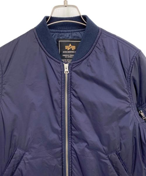 ALPHA（アルファ）ALPHA (アルファ) MA-1ジャケット ネイビー サイズ:Ｍの古着・服飾アイテム