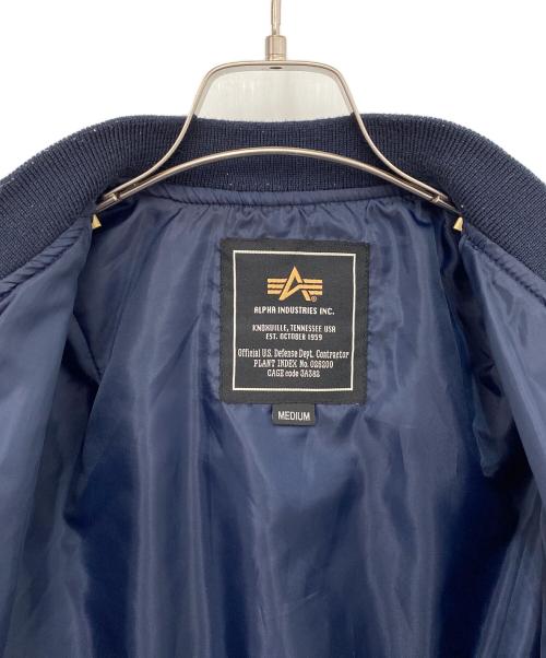 ALPHA（アルファ）ALPHA (アルファ) MA-1ジャケット ネイビー サイズ:Ｍの古着・服飾アイテム