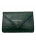 BALENCIAGA（バレンシアガ）の古着「コンパクトウォレット」｜グリーン