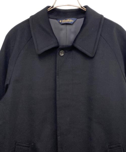 BROOKS BROTHERS（ブルックスブラザーズ）BROOKS BROTHERS (ブルックスブラザーズ) カシミヤステンカラーコート ブラック サイズ:Ｌの古着・服飾アイテム