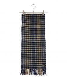 JOHNSTONS（ジョンストンズ）の古着「マフラー」｜ネイビー