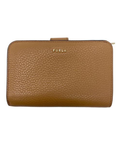 FURLA（フルラ）FURLA (フルラ) 2つ折り財布 キャメルの古着・服飾アイテム