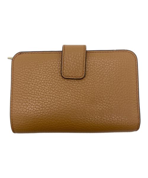 FURLA（フルラ）FURLA (フルラ) 2つ折り財布 キャメルの古着・服飾アイテム
