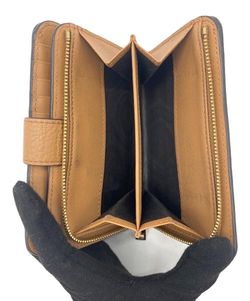 FURLA（フルラ）FURLA (フルラ) 2つ折り財布 キャメルの古着・服飾アイテム