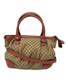 GUCCI（グッチ）の古着「2WAYバッグ」｜ピンクベージュ