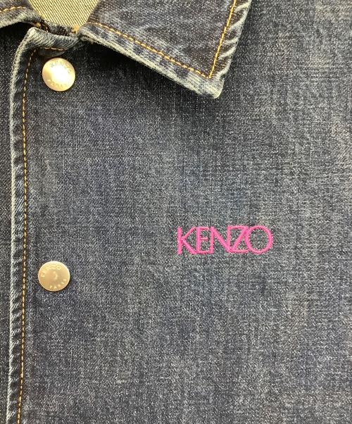 KENZO（ケンゾー）KENZO (ケンゾー) デニムコーチジャケット インディゴ サイズ:Lの古着・服飾アイテム