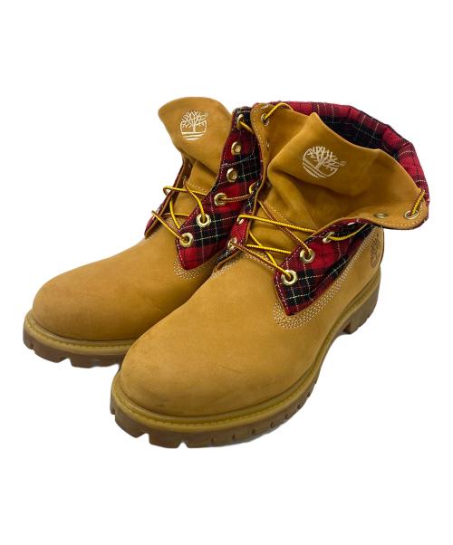 Timberland（ティンバーランド）Timberland (ティンバーランド) トレッキングブーツ キャメル×レッド サイズ:26cmの古着・服飾アイテム
