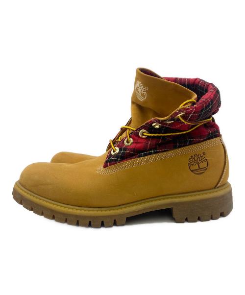 Timberland（ティンバーランド）Timberland (ティンバーランド) トレッキングブーツ キャメル×レッド サイズ:26cmの古着・服飾アイテム
