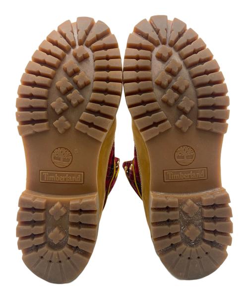 Timberland（ティンバーランド）Timberland (ティンバーランド) トレッキングブーツ キャメル×レッド サイズ:26cmの古着・服飾アイテム