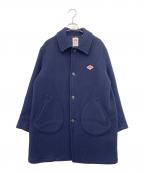 DANTONダントン）の古着「ステンカラーコート」｜ネイビー