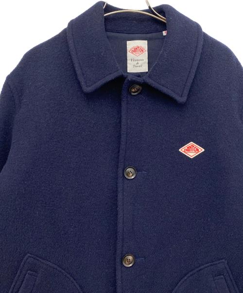 DANTON（ダントン）DANTON (ダントン) ステンカラーコート ネイビー サイズ:Ｌの古着・服飾アイテム