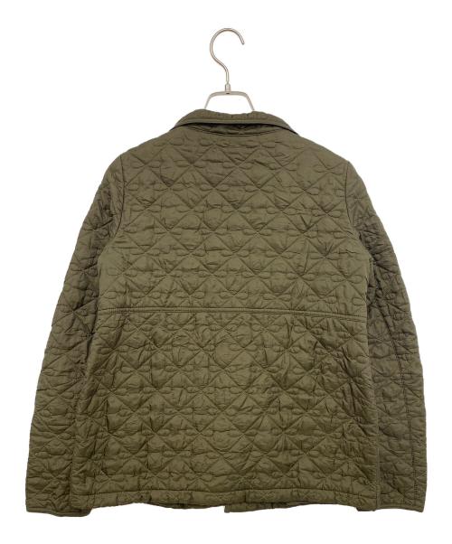 Barbour（バブアー）Barbour (バブアー) ANYA HINDMARCH (アニヤハインドマーチ) キルティングジャケット オリーブ サイズ:USA6の古着・服飾アイテム