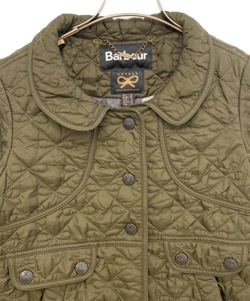 Barbour（バブアー）Barbour (バブアー) ANYA HINDMARCH (アニヤハインドマーチ) キルティングジャケット オリーブ サイズ:USA6の古着・服飾アイテム