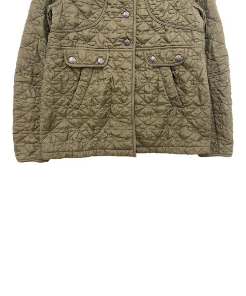 Barbour（バブアー）Barbour (バブアー) ANYA HINDMARCH (アニヤハインドマーチ) キルティングジャケット オリーブ サイズ:USA6の古着・服飾アイテム