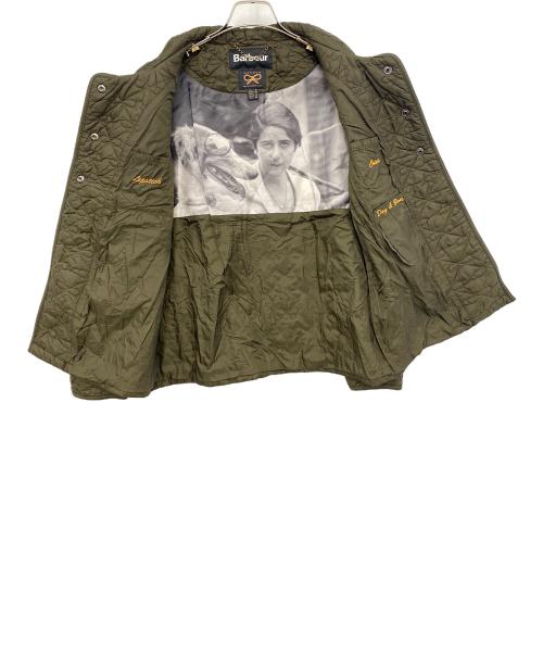 Barbour（バブアー）Barbour (バブアー) ANYA HINDMARCH (アニヤハインドマーチ) キルティングジャケット オリーブ サイズ:USA6の古着・服飾アイテム