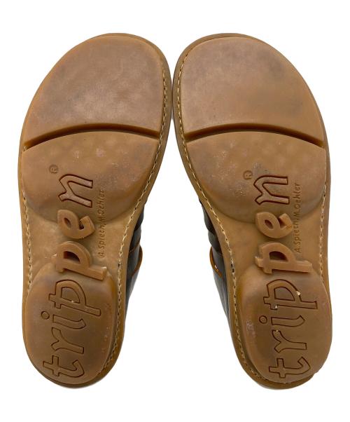 Trippen（トリッペン）Trippen (トリッペン) レザースリッポン ブラウン サイズ:25.5cmの古着・服飾アイテム