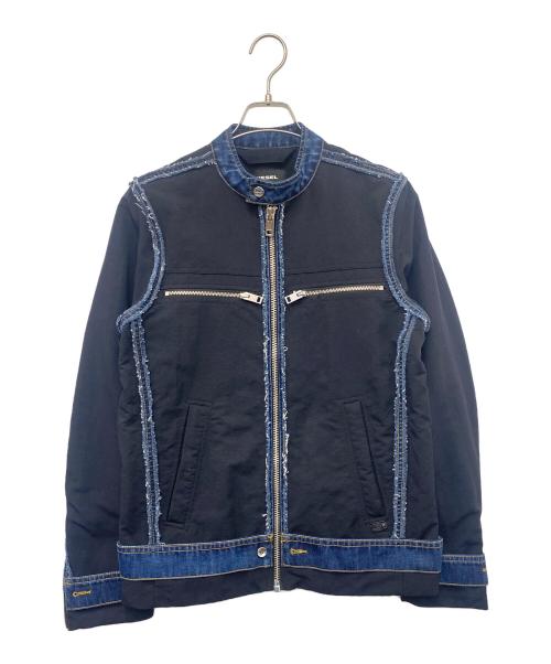 DIESEL（ディーゼル）DIESEL (ディーゼル) ブラックデニムジャケット ブラック サイズ:Ｓの古着・服飾アイテム
