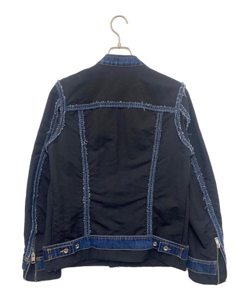 DIESEL（ディーゼル）DIESEL (ディーゼル) ブラックデニムジャケット ブラック サイズ:Ｓの古着・服飾アイテム