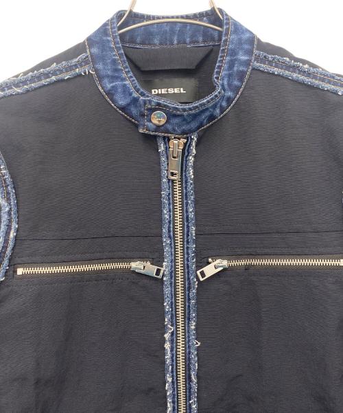 DIESEL（ディーゼル）DIESEL (ディーゼル) ブラックデニムジャケット ブラック サイズ:Ｓの古着・服飾アイテム
