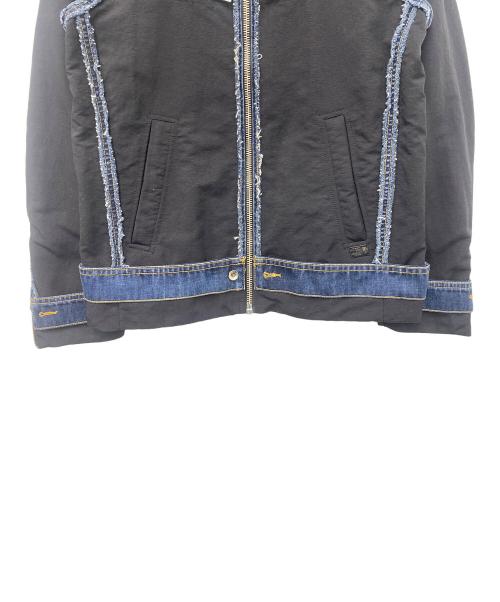 DIESEL（ディーゼル）DIESEL (ディーゼル) ブラックデニムジャケット ブラック サイズ:Ｓの古着・服飾アイテム