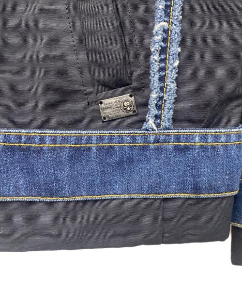 DIESEL（ディーゼル）DIESEL (ディーゼル) ブラックデニムジャケット ブラック サイズ:Ｓの古着・服飾アイテム
