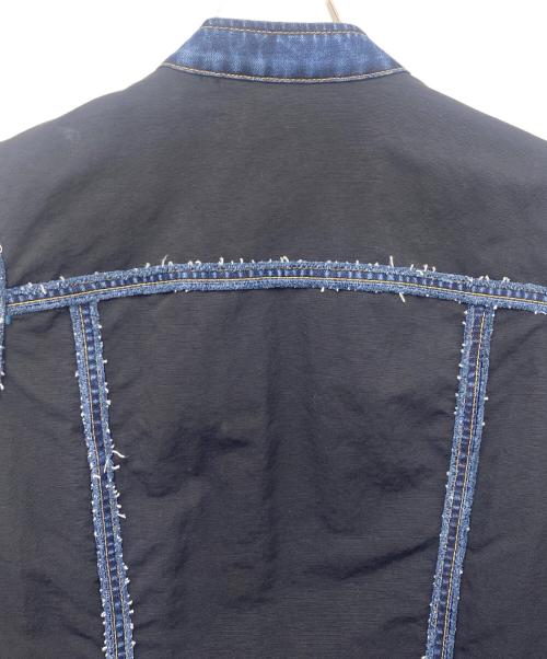 DIESEL（ディーゼル）DIESEL (ディーゼル) ブラックデニムジャケット ブラック サイズ:Ｓの古着・服飾アイテム