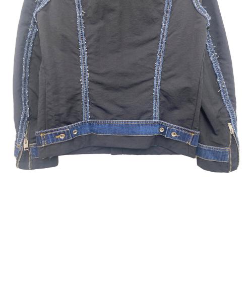 DIESEL（ディーゼル）DIESEL (ディーゼル) ブラックデニムジャケット ブラック サイズ:Ｓの古着・服飾アイテム