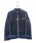 DIESEL（ディーゼル）の古着「ブラックデニムジャケット」｜ブラック