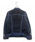 DIESEL (ディーゼル) ブラックデニムジャケット ブラック サイズ:Ｓ：8000円