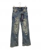 VALABASASバラバサス）の古着「デニムパンツ」｜インディゴ